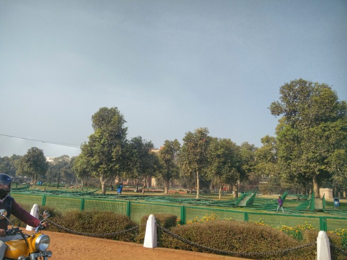 Il viale verso il Delhi Gate